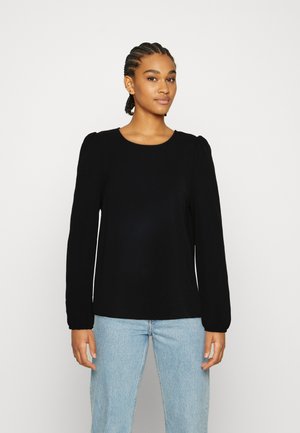 ONLMETTE O NECK - Blouse - black
