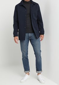 Samsøe Samsøe Langarmshirt - mottled dark grey