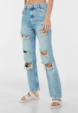 Jeans straight leg - blue denim