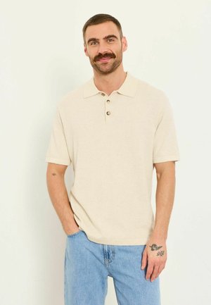 FatFace, REGULAR FIT - KNITTED POLO SHIRT  . - Polokošeľa - natural