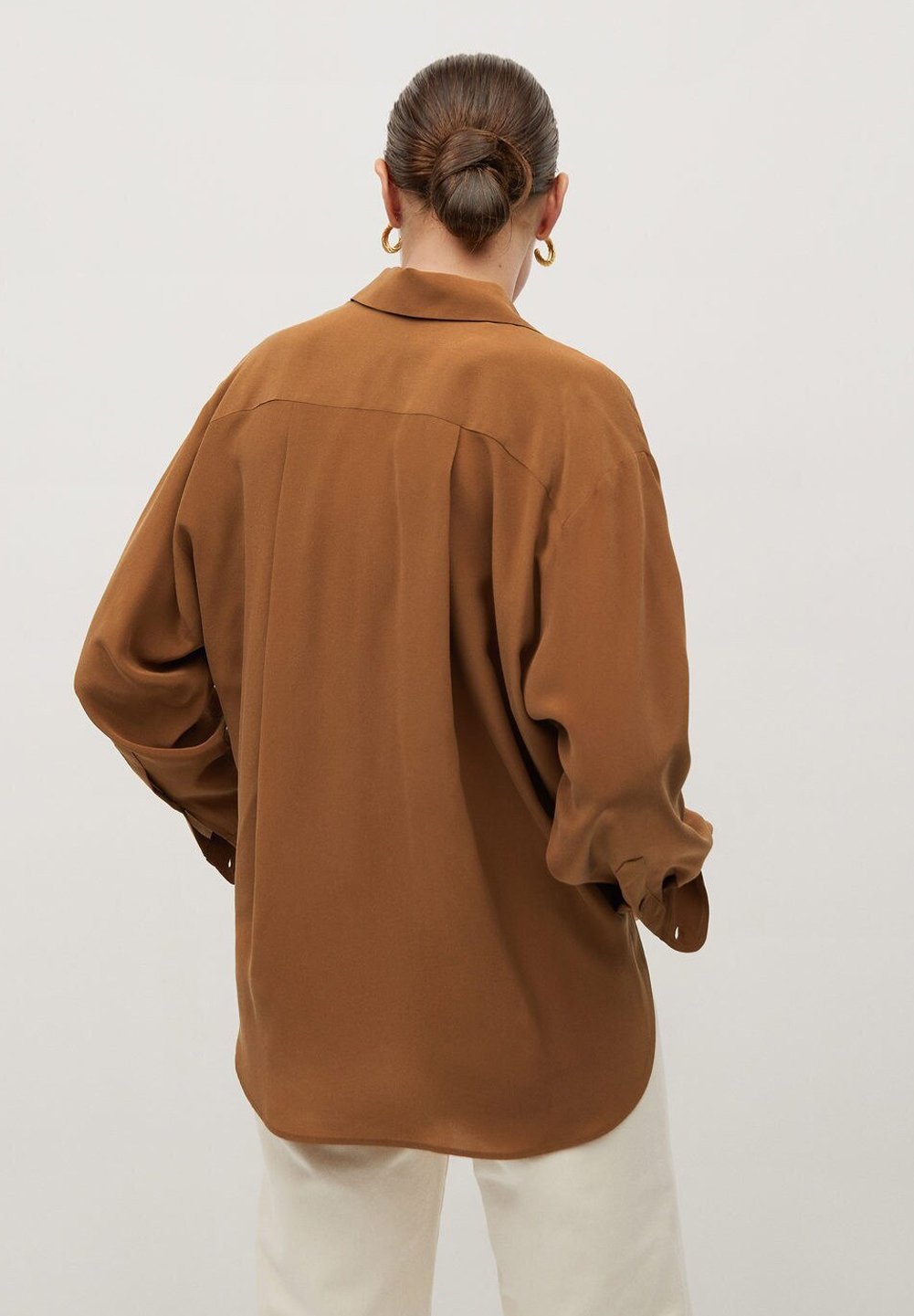 Mango MADE Skjorte braunbrun Zalando.no Mango MADE Skjorte braunbrun Zalando.no