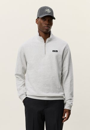 Les Deux, PATCH HALF ZIP - Суитшърт - snow melange