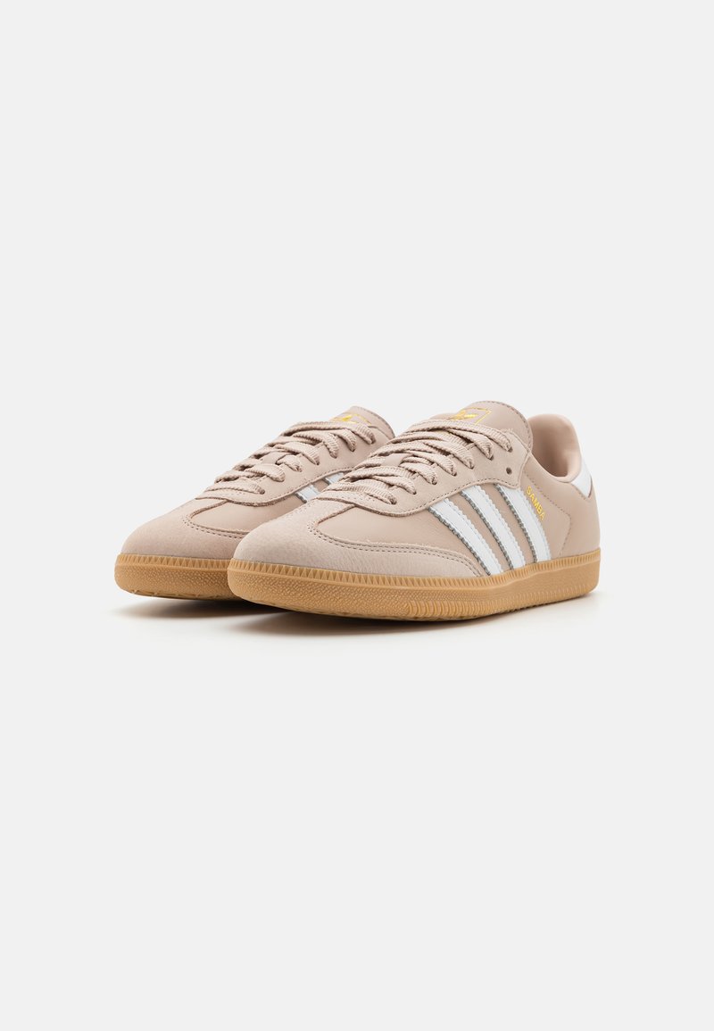 adidas gazelle silver green womens Women's Adidas Samba OG White Taupe Gold IE6523  Sneaker Junkies