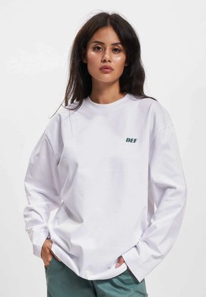 DEF EVERYDAY  - Top s dlouhým rukávem - white