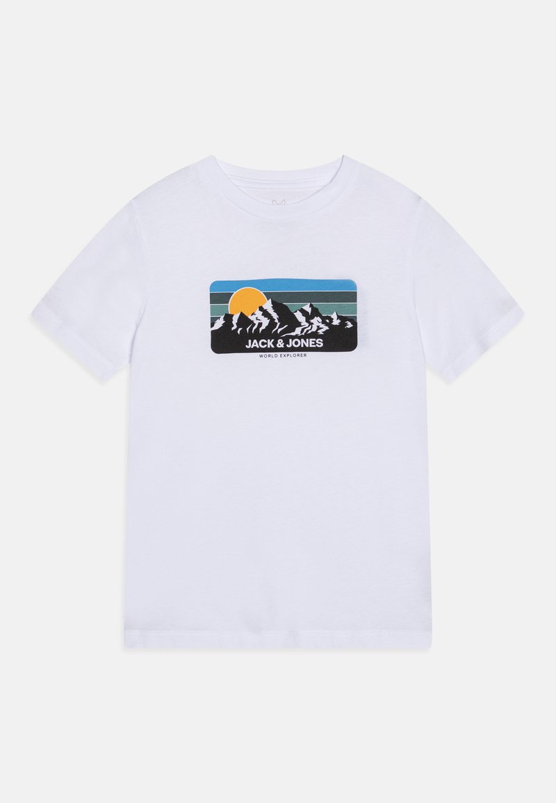 Jack & Jones Junior JJPEAK TEE CREW NECK - Camiseta estampada - white