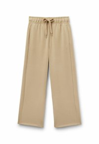 Beiga vida sweatpants med elastisk midja, justerbar dragsko och sidofickor; mjukt tyg med en slät textur.