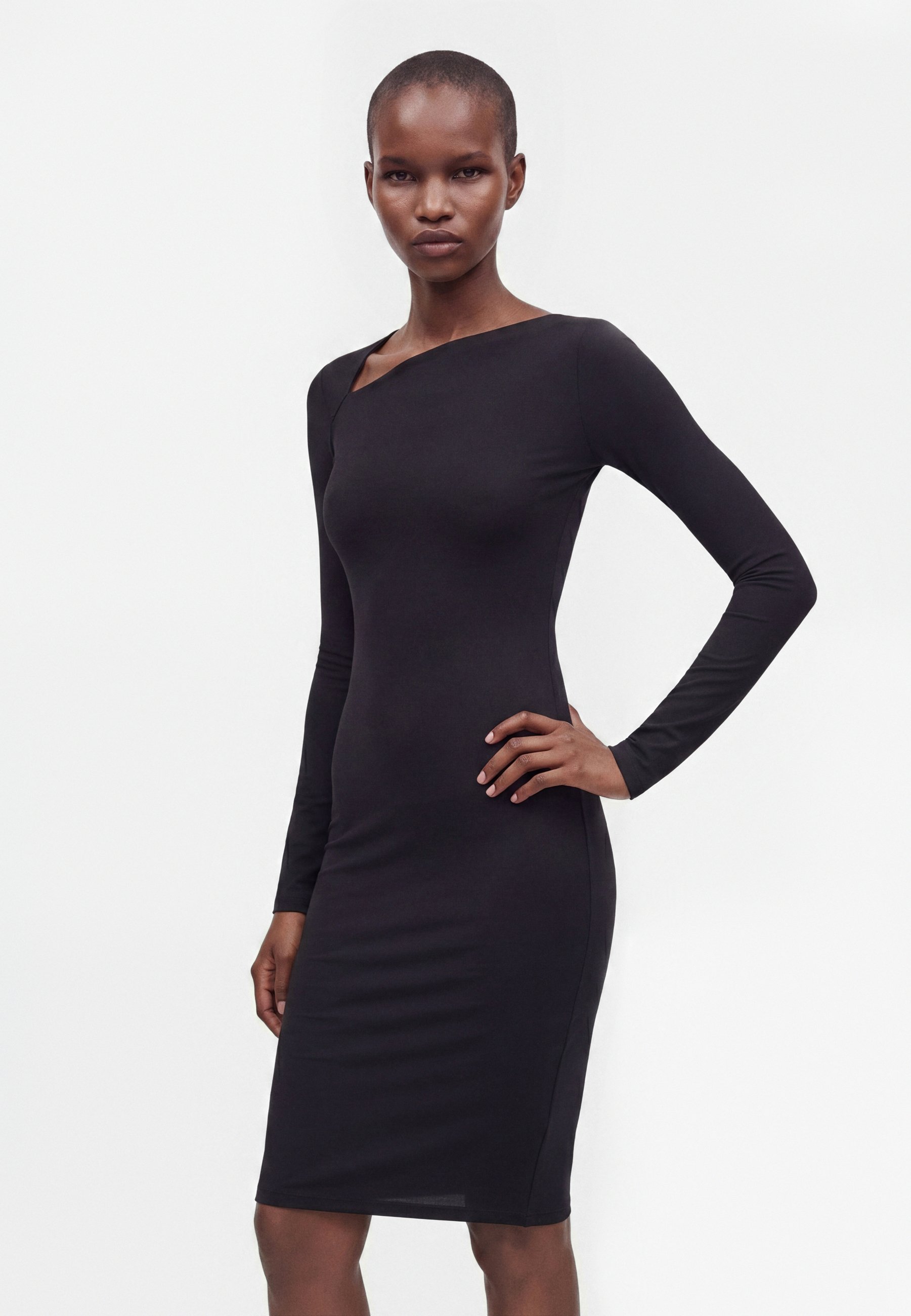 MM6 Maison Margiela Jersey dress - black - Zalando.ie