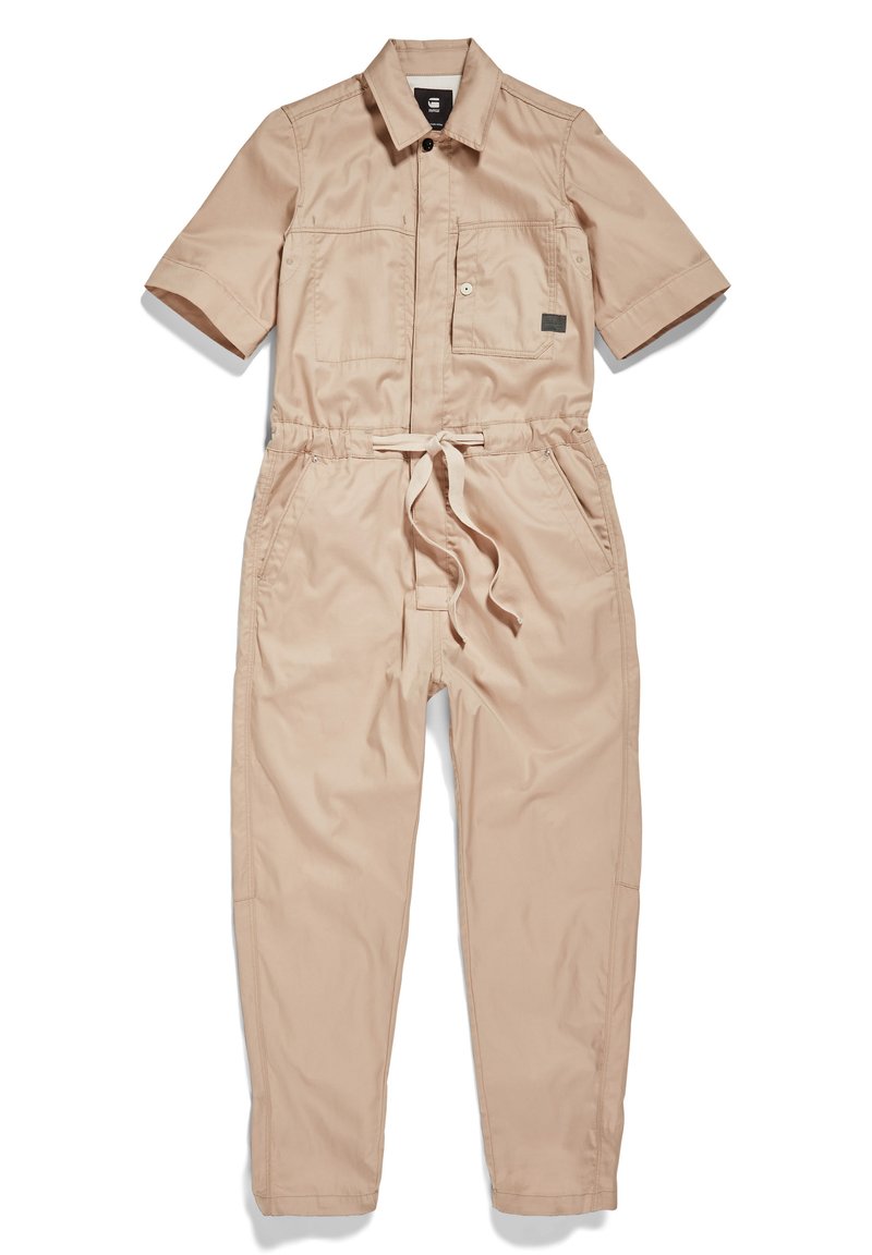 Damen Kleider | G-Star ARMY JUMPSUIT SHORT SLEEVE Jumpsuit westpoint khaki/beige - HO91283 Damen Kleider | G-Star ARMY JUMPSUIT SHORT SLEEVE Jumpsuit westpoint khaki/beige - HO91283