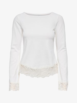 ONLY ONLLIVE - Camiseta de manga larga - cloud dancer