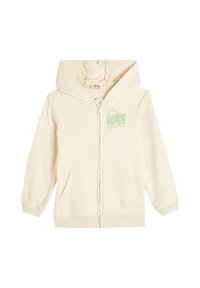 Koton OVERSIZE LONG SLEEVE POCKET DETAIL - Felpa con zip - beige