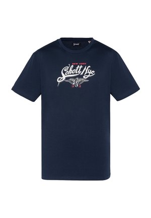 WHEEL - Camiseta estampada - marine