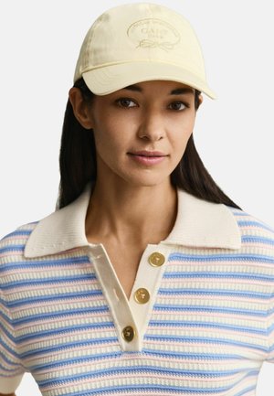 GANT, GANT GRAPHIC COTTON TWILL CAP - Casquette - vanilla yellow