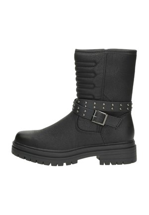 Cowboy-/Bikerlaarsjes - zwart