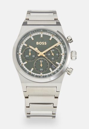 CANDOR - Montre - silver-coloured/green