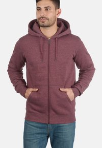 Solid - SDBERTI ZIP-HOOD - Felpa - wine red Immagine in miniatura 1