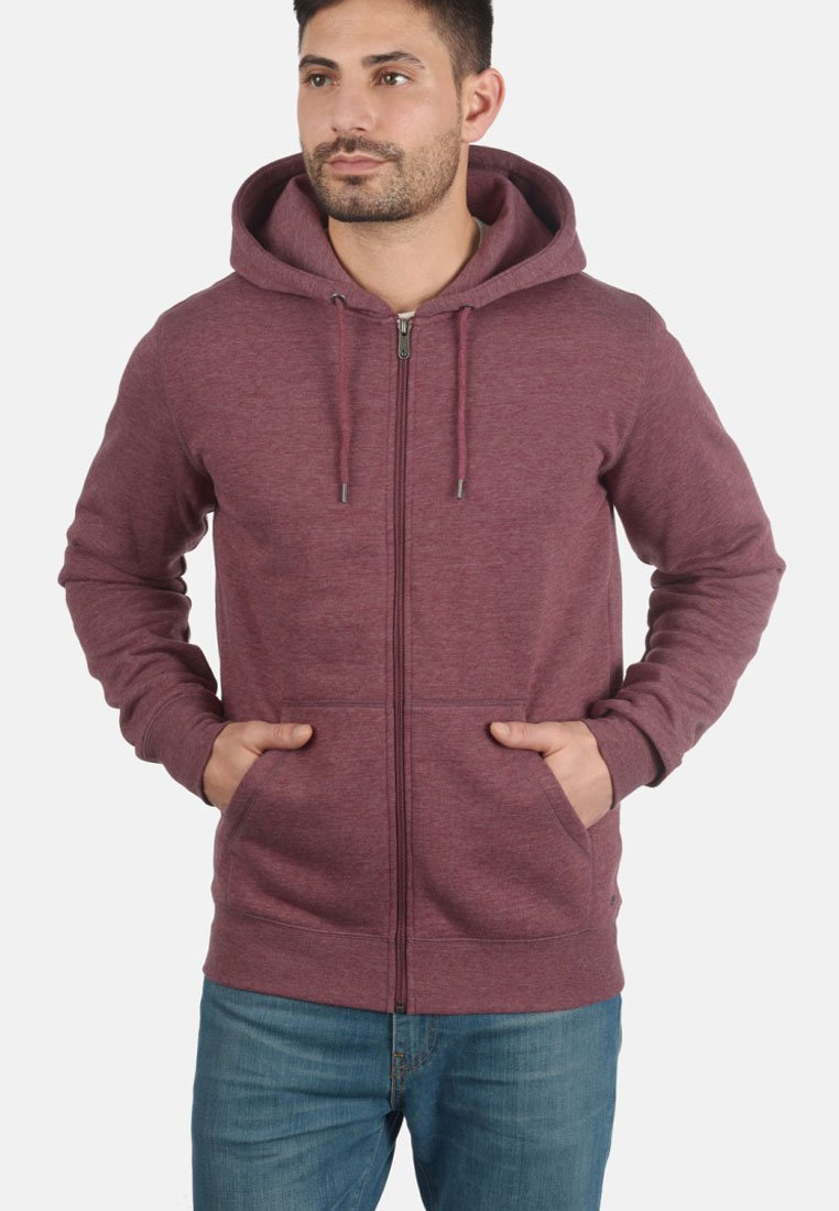 Solid - SDBERTI ZIP-HOOD - Felpa - wine red, Ingrandire