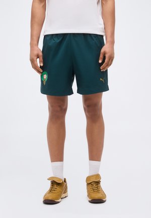 Puma Short de sport - green terrain-victory gold