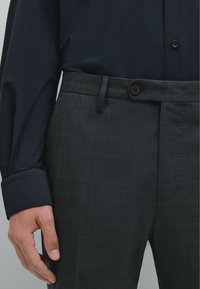 Massimo Dutti CHECK SUIT - Anzughose - dark blue