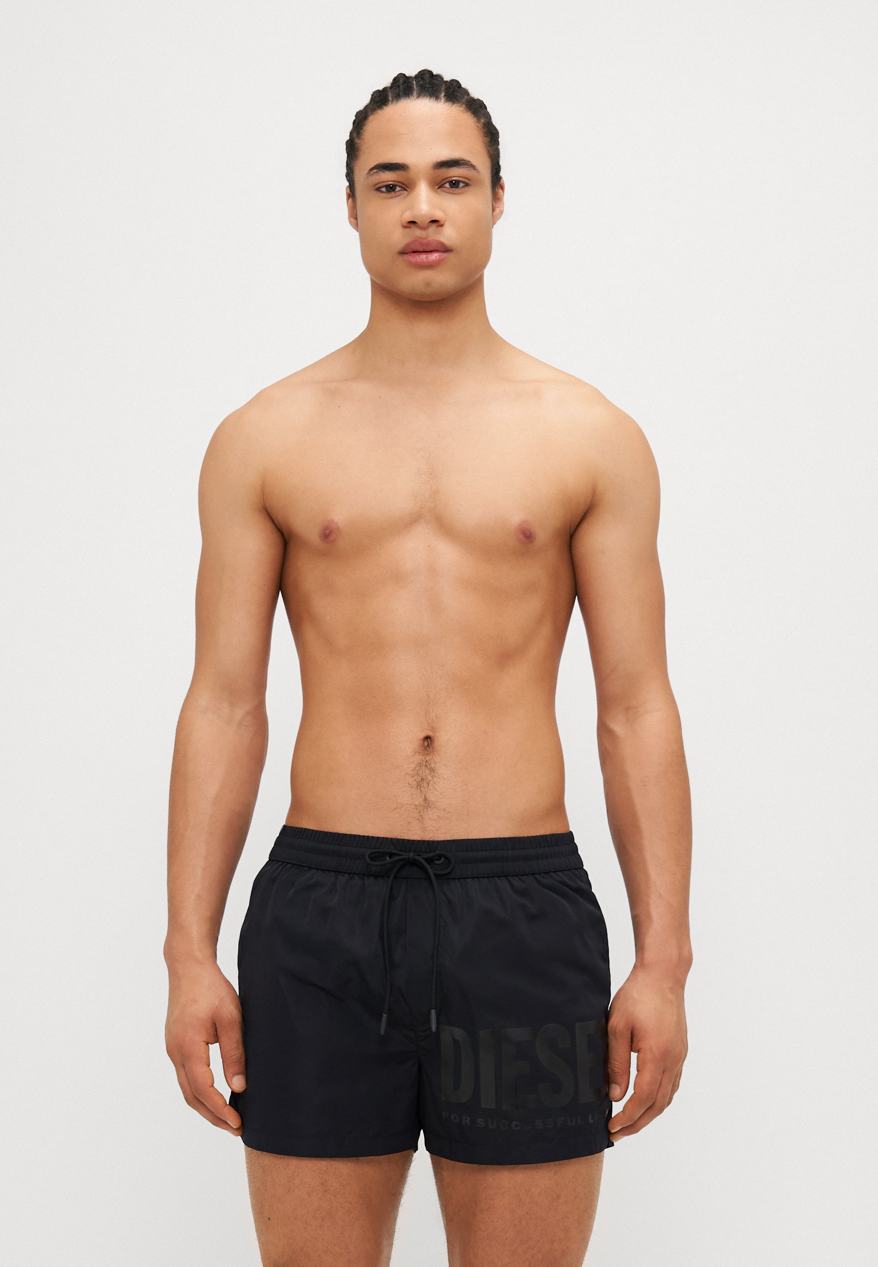Diesel MARIO CORE - Swimming shorts - black - Zalando.co.uk