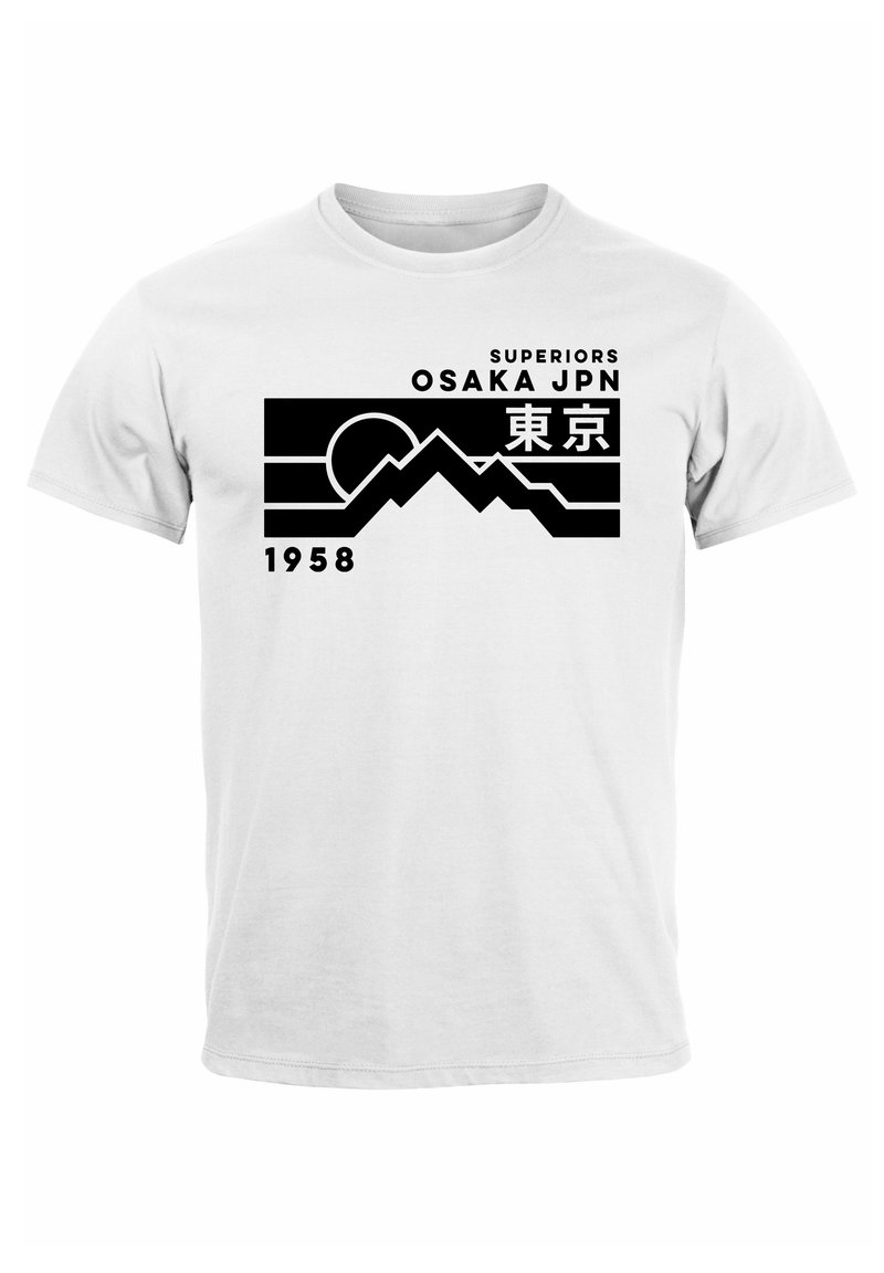 Neverless OSAKA JAPAN SUPERIORS MOUNTAIN RETRO DESIGN T-Shirt