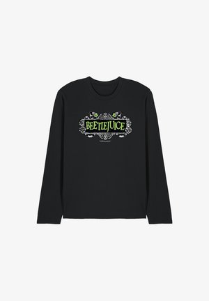 Cotton Soul, BEETLEJUICE/MOVIE LOGO - Long sleeved top - black