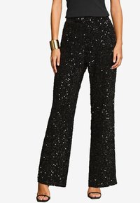 Lipsy REGULAR FIT WIDE  - Pantaloni - black