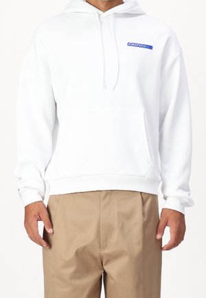 Felpa con cappuccio - white