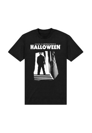 Henry Tiger, HALLOWEEN MICHAEL MYERS TOP OF THE STAIRS - T-Shirt print - black
