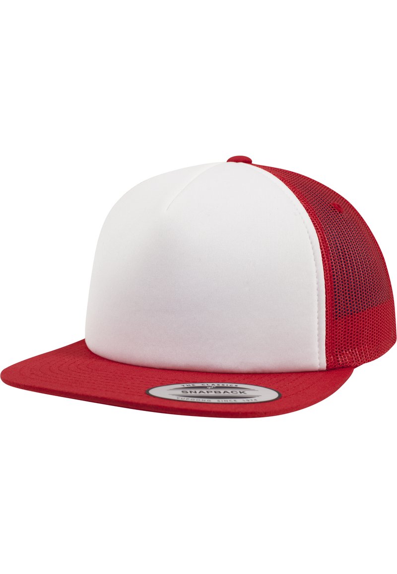 Flexfit FOAM TRUCKER - Pet - red/wht/red