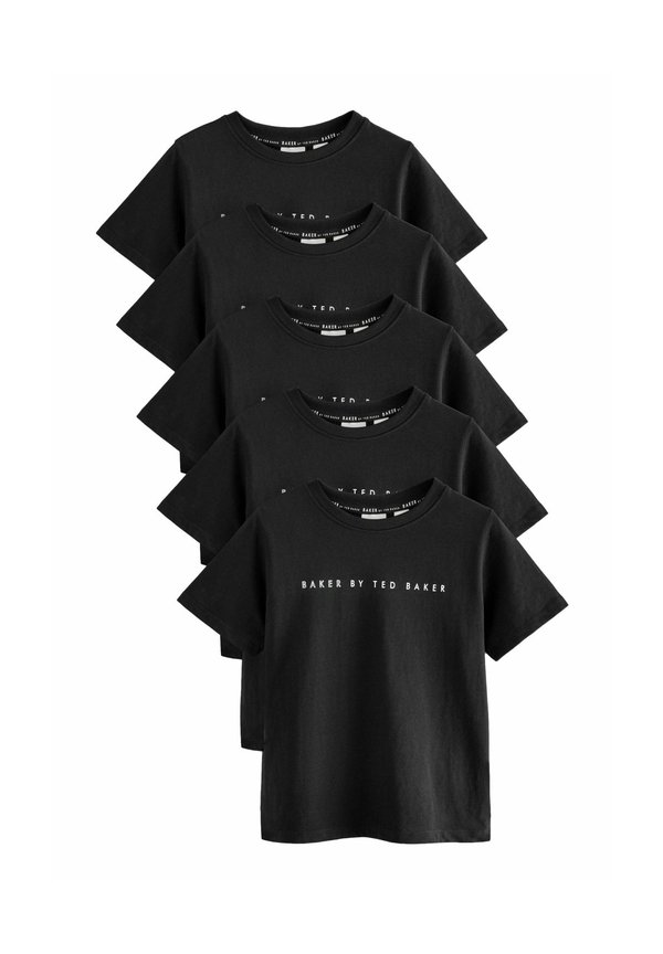5 PACK-REGULAR FIT - T-Shirt print