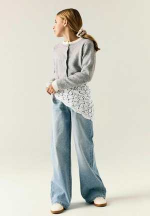 Name it, CARDIGAN REGULAR FIT - Gilet - grey melange