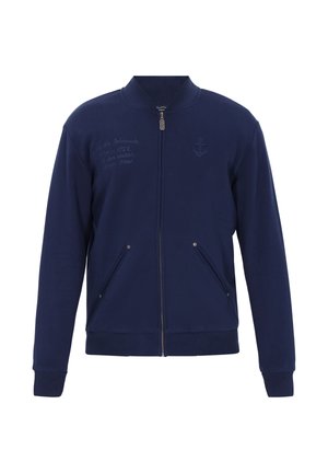 Mikina na zip - navy