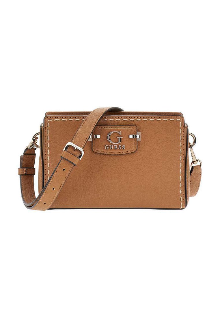 Sac à Main Guess Couleur Camel - Cuir - Avec Sac De Rangement Et Bandoulière - Occasion