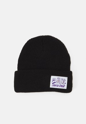 BEACH BUM LABEL BEANIE UNISEX - Čepice - black