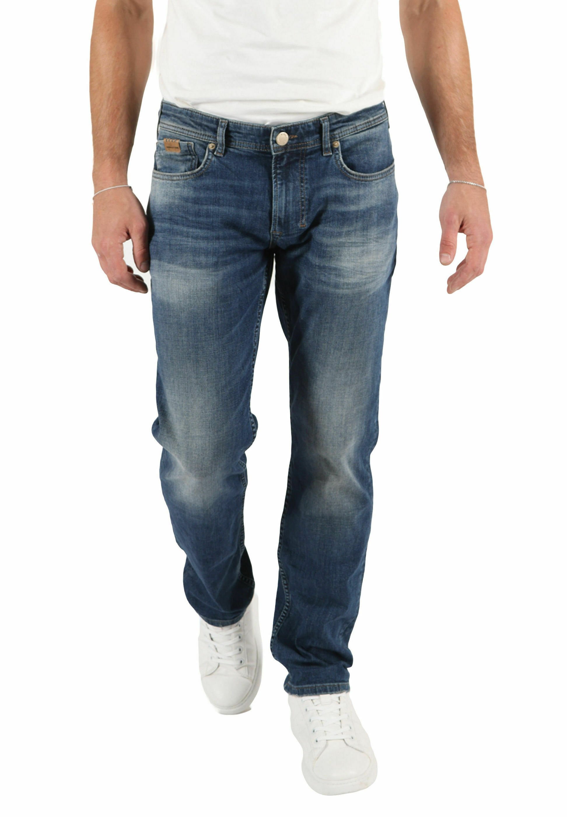 Miracle of Denim 5 POCKET - Jeans Straight Leg - blau - Zalando.de