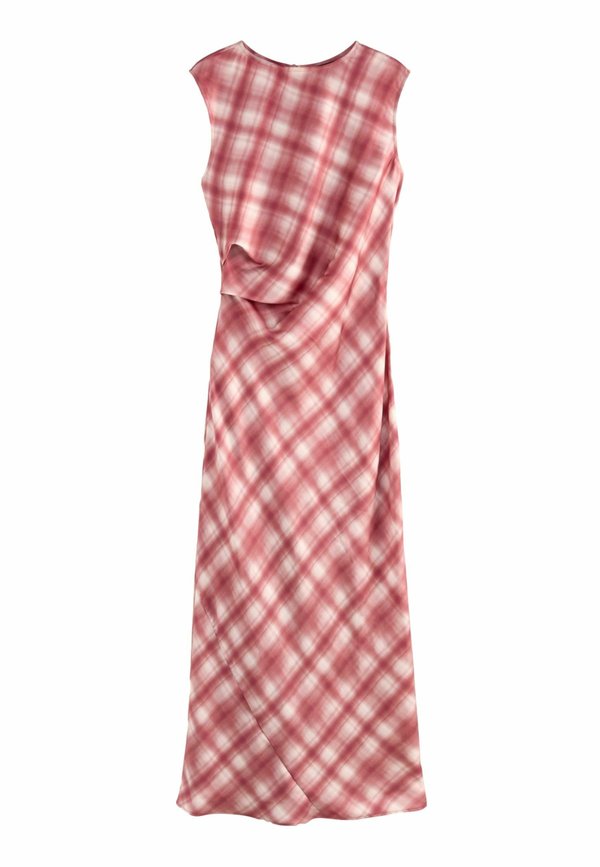 PUFF HEM MIDI - Freizeitkleid - ecru cream spot