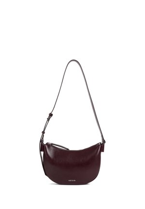 nat & nin, NAT & NIN CROSS BODY BAG LUNE - Schoudertas - dark purple