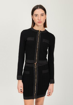 INFLUENCER FULL ZIP - Chaqueta de punto - black