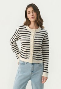 Part Two - ELMIEPW - Strickjacke - dark navy stripe Thumbnail-Bild 1