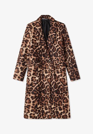 Terranova, CAPPOTTO LUNGO CON STAMPA ANIMALIER - Cappotto classico - var beige