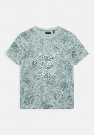 TEE SHIRT - T-shirt con stampa - aqua