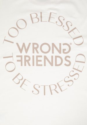 Wrong Friends SAFI - T-Shirt print - white