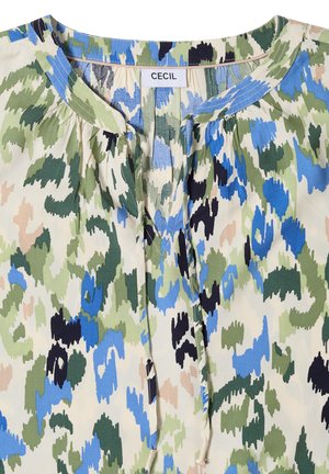 Cecil, 3/4-ARM BLUSE MIT TURN-UP UND PRINT - Bluse - cashmere beige