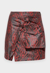 MINI FLARE - Wrap skirt - barbados cherry