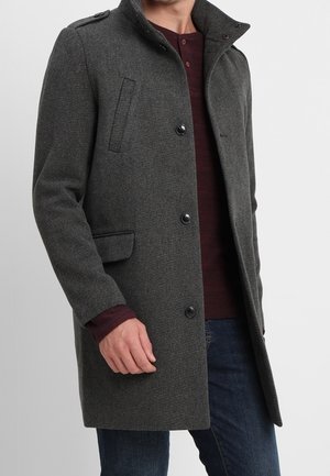 Halflange jas - mottled grey