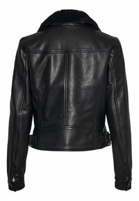 Vero Moda VMHAILEY SHORT JACKET - Giacca in similpelle - black  black faux