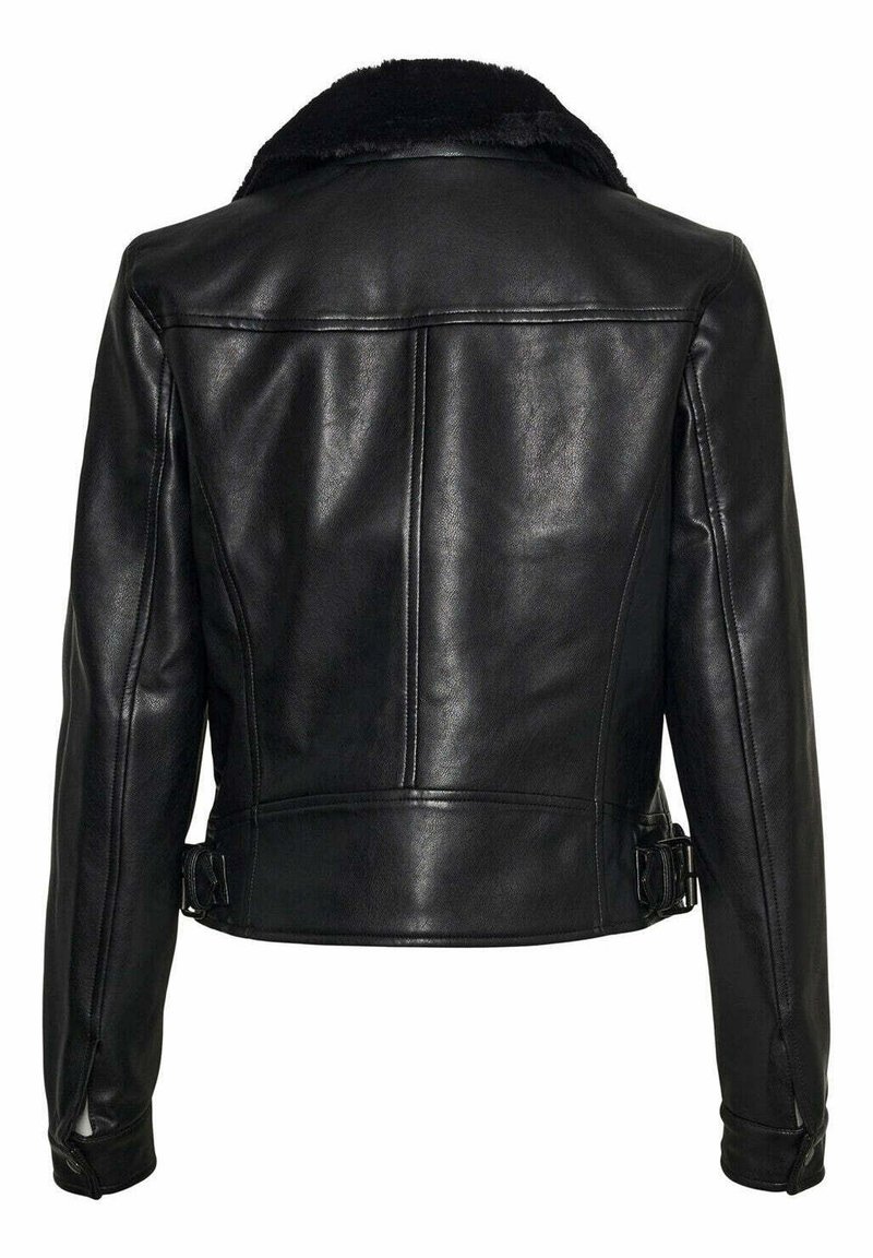 Vero Moda VMHAILEY SHORT JACKET Giacca in similpelle black