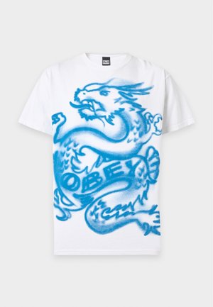 Obey Clothing, DRACO - Camiseta estampada - white