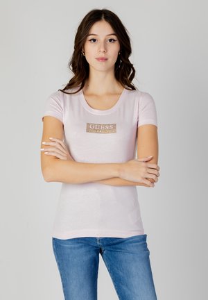 SS CN STUDS BOX - T-shirt print - pink