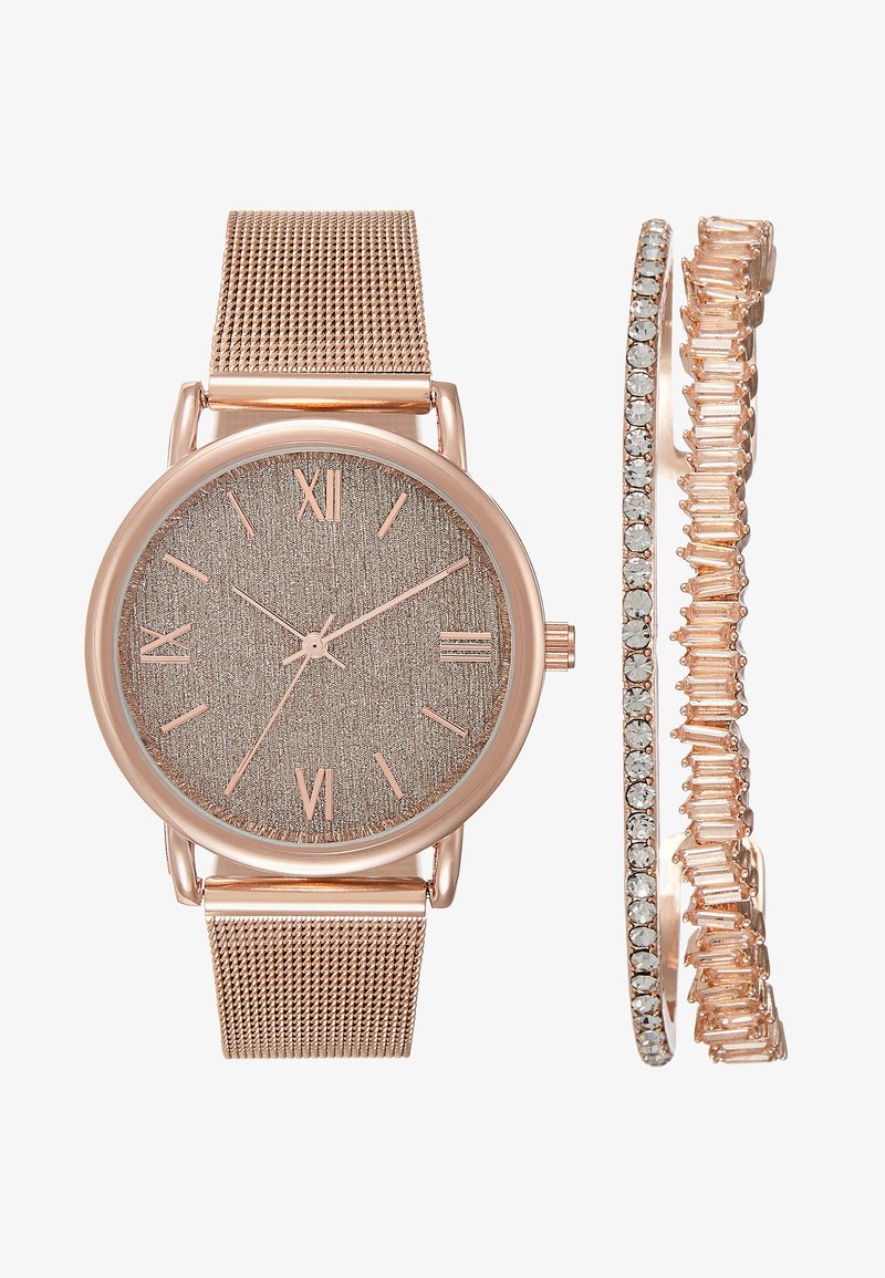 Anna Field SET - Hodinky - rose gold-coloured